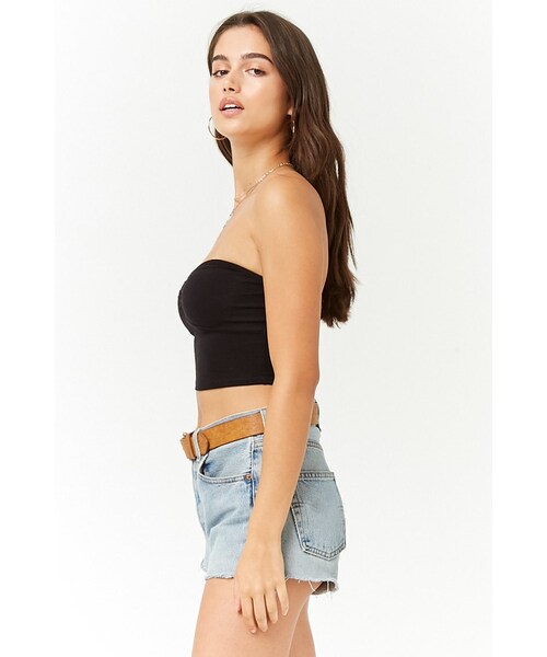 FOREVER 21(フォーエバー トゥエンティーワン)の「スウィートハートネックチューブトップ(その他・レディース・BLACK/WHITE/LIGHT YELLOW/NAVY・S/M/L/5.5/6/6.5/7/7.5/8/8.5/9/10/ONE SIZE)」の2枚目の写真