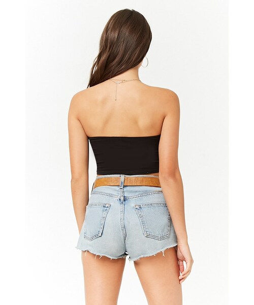 FOREVER 21(フォーエバー トゥエンティーワン)の「スウィートハートネックチューブトップ(その他・レディース・BLACK/WHITE/LIGHT YELLOW/NAVY・S/M/L/5.5/6/6.5/7/7.5/8/8.5/9/10/ONE SIZE)」の3枚目の写真