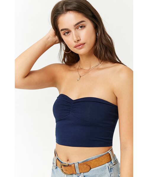 FOREVER 21(フォーエバー トゥエンティーワン)の「スウィートハートネックチューブトップ(その他・レディース・BLACK/WHITE/LIGHT YELLOW/NAVY・S/M/L/5.5/6/6.5/7/7.5/8/8.5/9/10/ONE SIZE)」の7枚目の写真