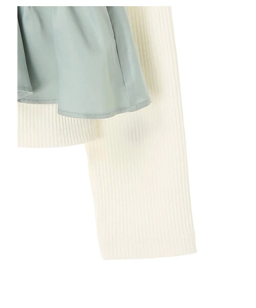 earth music&ecology（アースミュージックアンドエコロジー）の「SET2点 リブプルオーバー+キャミソール（トップス・ブラック/ミント/ラベンダー・F）」の8枚目の写真