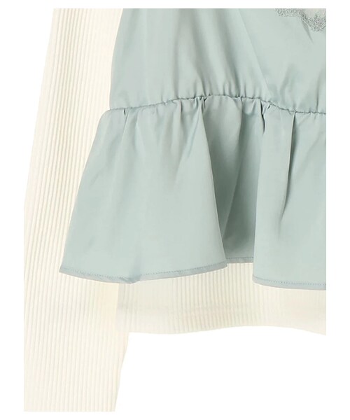 earth music&ecology（アースミュージックアンドエコロジー）の「SET2点 リブプルオーバー+キャミソール（トップス・ブラック/ミント/ラベンダー・F）」の9枚目の写真