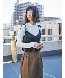 earth music&ecology | SET2点 リブプルオーバー+キャミソール(トップス)