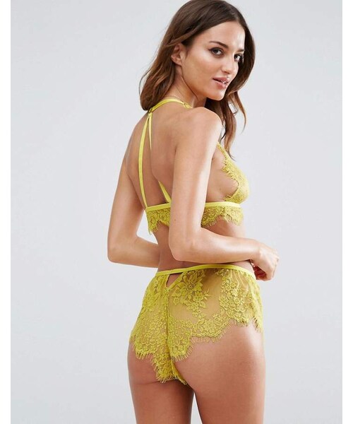 Asos（エイソス）の「ASOS Serina Eyelash Lace French Underwear（ショーツ）」 WEAR