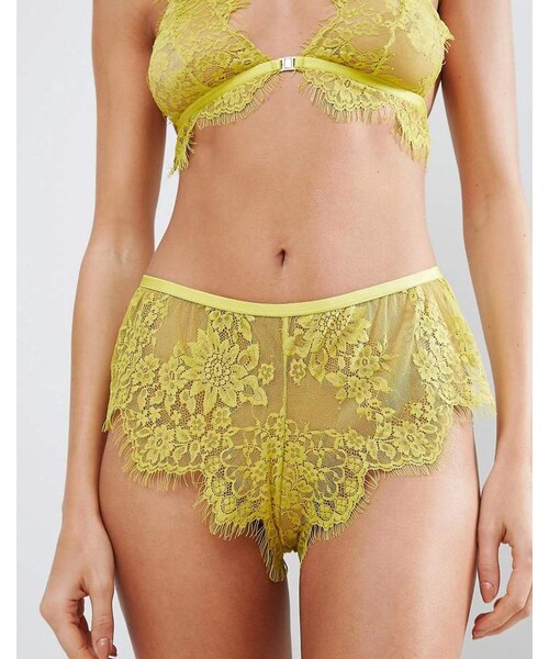Asos（エイソス）の「ASOS Serina Eyelash Lace French Underwear（ショーツ）」 WEAR