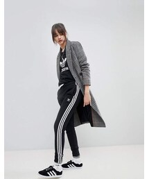 adidas | adidas Originals adicolor Three Stripe Regular Fit Cuffed Track Pants In Black(その他パンツ)