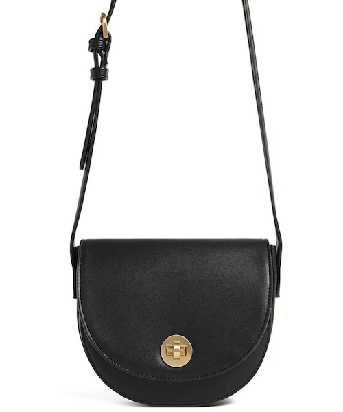 FOREVER 21（フォーエバー トゥエンティーワン）の「Forever 21 Faux Leather Crossbody Saddle Bag（ショルダーバッグ・レディース・Orange/Black・One Size）」の10枚目の写真