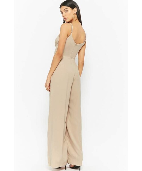 FOREVER 21(フォーエバー トゥエンティーワン)の「Forever 21 High-Waist Palazzo Jumpsuit(その他パンツ・レディース・Pink/Black/Beige・Small/Large/Medium)」の8枚目の写真