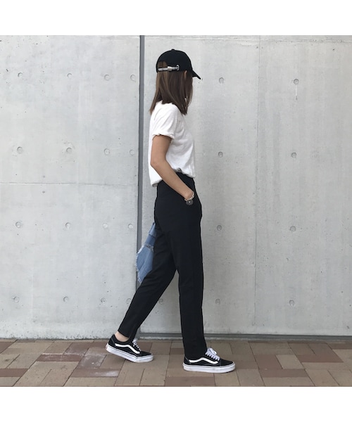 copine(コピン)の「再入荷!裾スリットスウェットロングパンツ(2color)【クリックポスト対象商品】(その他パンツ・レディース・その他)」の3枚目の写真