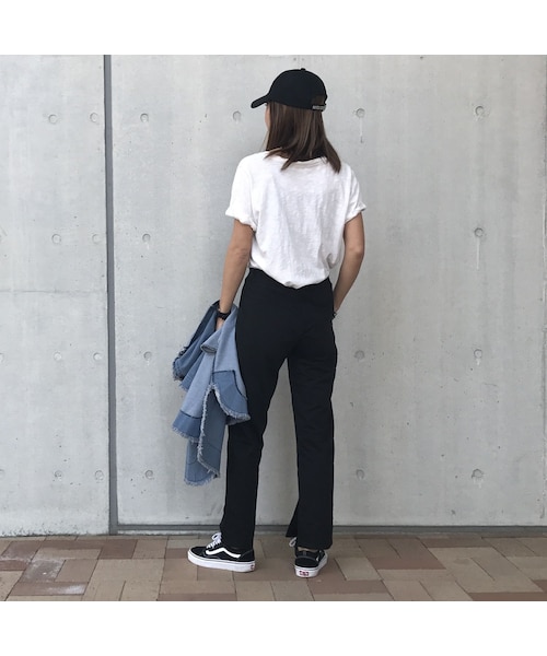 copine(コピン)の「再入荷!裾スリットスウェットロングパンツ(2color)【クリックポスト対象商品】(その他パンツ・レディース・その他)」の9枚目の写真