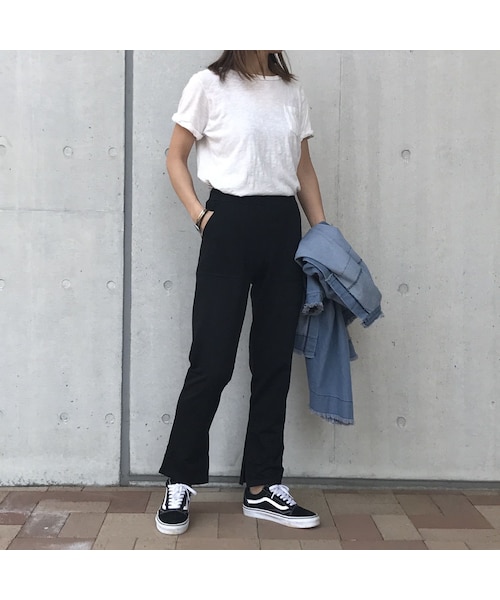 copine(コピン)の「再入荷!裾スリットスウェットロングパンツ(2color)【クリックポスト対象商品】(その他パンツ・レディース・その他)」の10枚目の写真