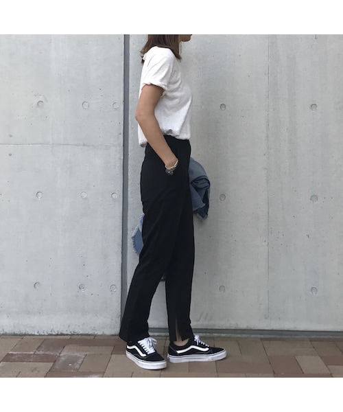 copine(コピン)の「再入荷!裾スリットスウェットロングパンツ(2color)【クリックポスト対象商品】(その他パンツ・レディース・その他)」の11枚目の写真