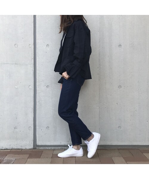 copine（コピン）の「【カーキのみ最後の再入荷！】キャンディー袖ミリタリージャケット(2color)【クリックポスト対象商品】（ミリタリージャケット・レディース・その他）」の10枚目の写真