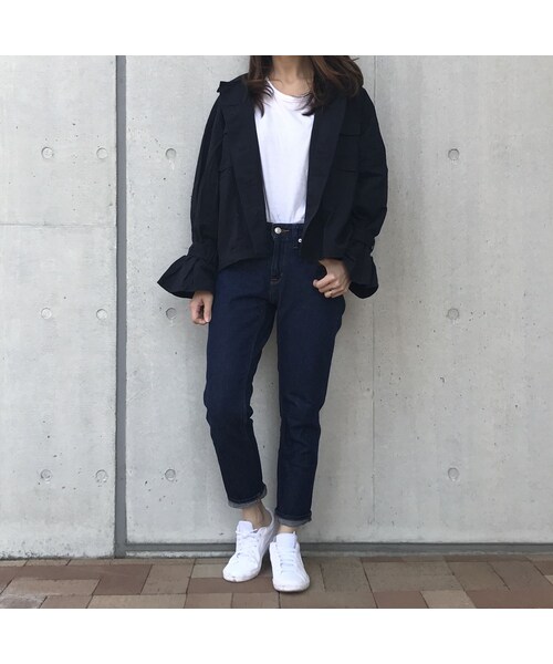 copine（コピン）の「【カーキのみ最後の再入荷！】キャンディー袖ミリタリージャケット(2color)【クリックポスト対象商品】（ミリタリージャケット・レディース・その他）」の11枚目の写真