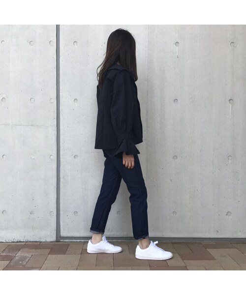 copine（コピン）の「【カーキのみ最後の再入荷！】キャンディー袖ミリタリージャケット(2color)【クリックポスト対象商品】（ミリタリージャケット・レディース・その他）」の13枚目の写真