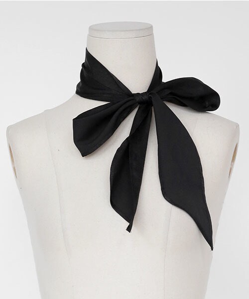 DHOLIC（ディーホリック）の「ソリッドカラースリムスカーフ（ストール/ショール・レディース・グリーン/ホワイト/ブルー/ブラック・ONE）」の3枚目の写真