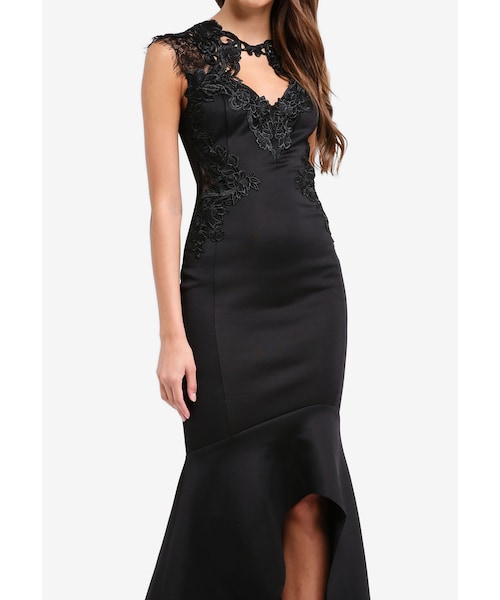 lipsy choker maxi dress