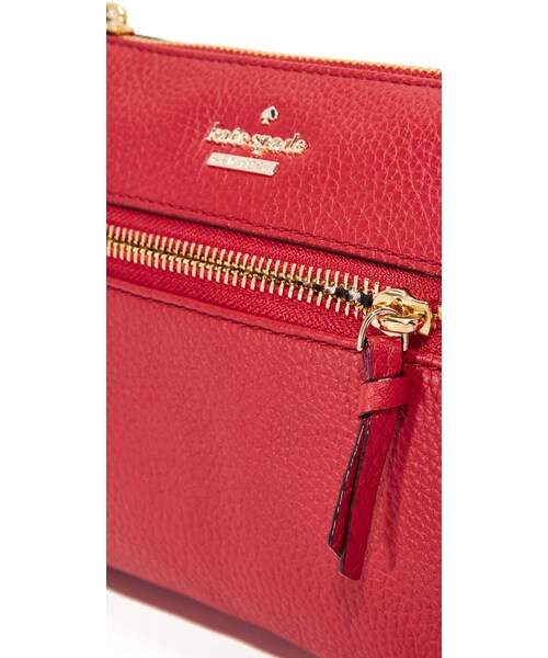 kate spade new york（ケイトスペード ニューヨーク）の「Kate Spade New York Jackson Street Mini Cayli Cross Body Bag（ショルダーバッグ・レディース・Black/Red・One Size）」の9枚目の写真