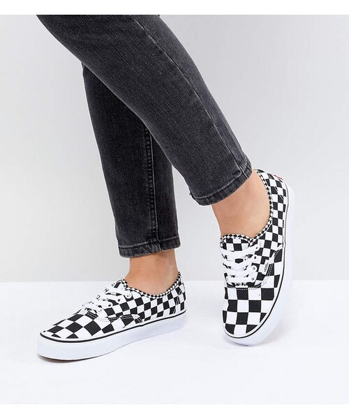 VANS(バンズ)の「Vans Authentic Sneakers In Mixed Checkerboard(スニーカー・レディース・Checkerboard・Us 6.5/Us 5.5/Us 11/Us 9.5/Us 8.5/Us 7.5/Us 10.5/Us 9/Us 7/Us 6/Us 8/Us 10)」の1枚目の写真