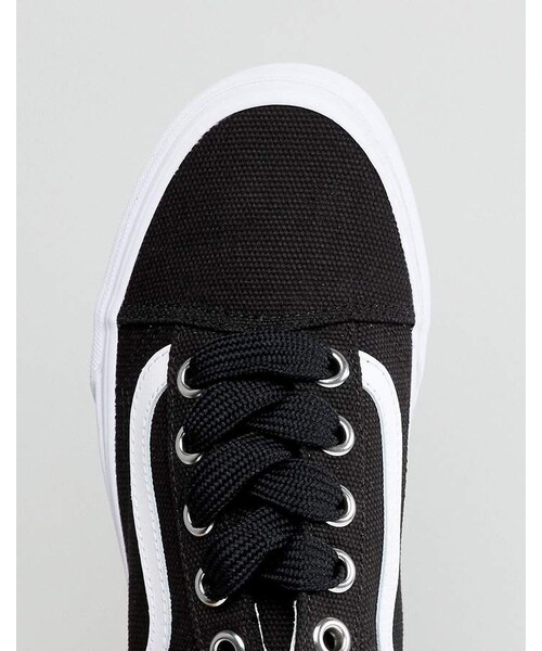 vans design assembly old skool sneakers with bold laces