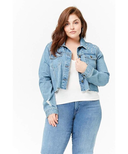 plus size distressed cropped jeans