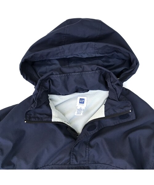 OLD GAP ナイロンジャケット GAP（ギャップ）の「OLD GAP / Pullover Hale Zip Nylon Jacket / Navy