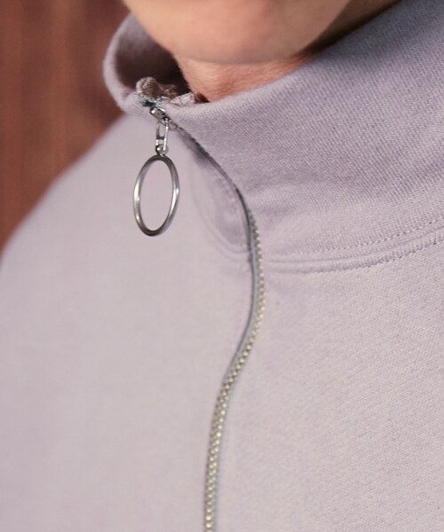 LIDNM（リドム）の「リングジップスウェット（スウェット・メンズ・グレー・S/M/L）」の5枚目の写真