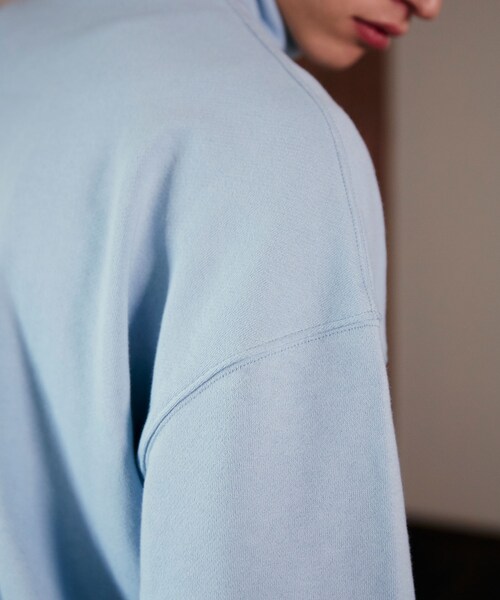 LIDNM（リドム）の「リングジップスウェット（スウェット・メンズ・ブルー・S/M/L）」の3枚目の写真