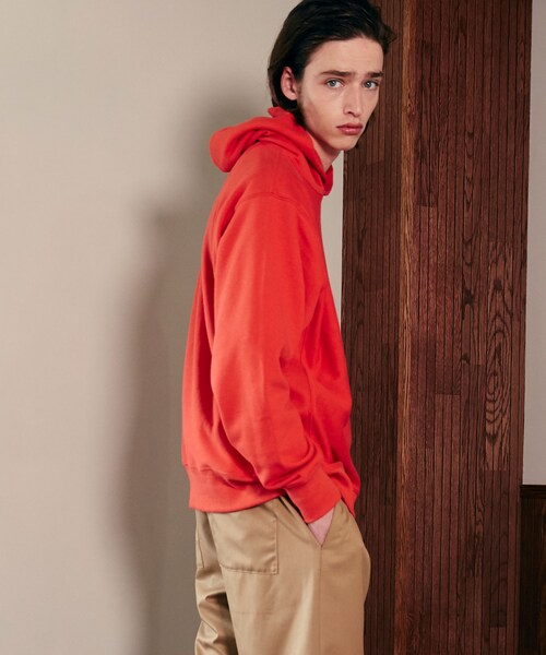 LIDNM（リドム）の「ヘビーウェイトパーカー（パーカー・メンズ・レッド・S/M/L）」の4枚目の写真