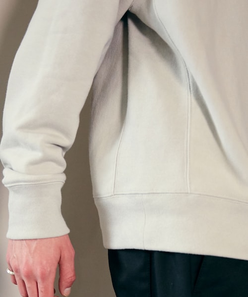 LIDNM（リドム）の「ヘビーウェイトパーカー（パーカー・メンズ・ベージュ・S/M/L）」の5枚目の写真