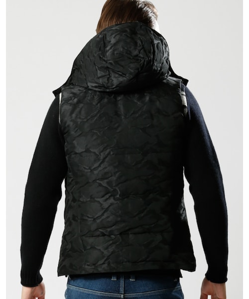wjk simple down vest ダウンベスト フード付き wjk simple down vest ダウンベスト フード付き