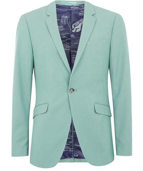mint green jacket mens