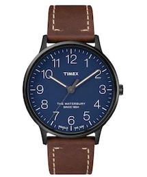 TIMEX | Timex(R) Waterburty Leather Strap Watch, 40mm(アナログ腕時計)