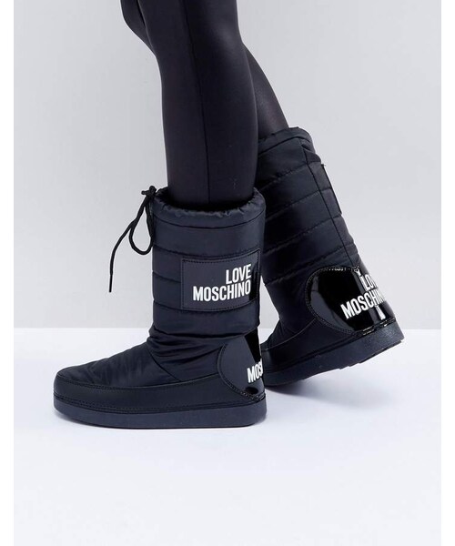 Love Moschino Logo Snow Boots 