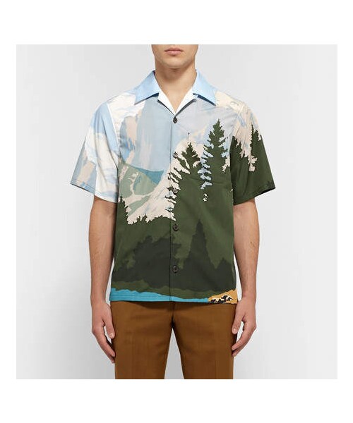 prada mountain camp shirt