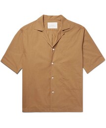 STUDIO NICHOLSON | Studio Nicholson Camp-Collar Cotton Shirt(シャツ/ブラウス)