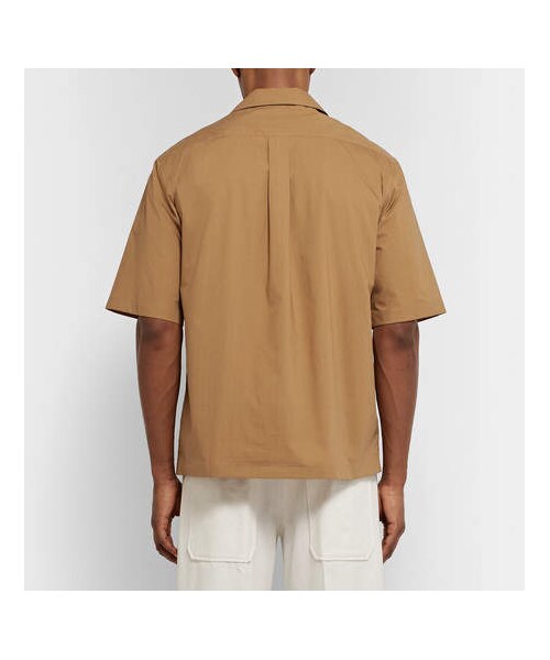 STUDIO NICHOLSON（スタジオニコルソン）の「Studio Nicholson Camp-Collar Cotton Shirt（シャツ/ブラウス・メンズ・Beige・XS/S/L）」の2枚目の写真