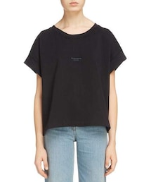 Acne Studios Tシャツ・カットソー 白 0391124N0043 Acne Studios - Logo-Embroidered Stretch-Cotton Jersey T