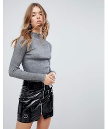 Bershka | Bershka Ribbed Turtleneck Sweater(ニット/セーター)