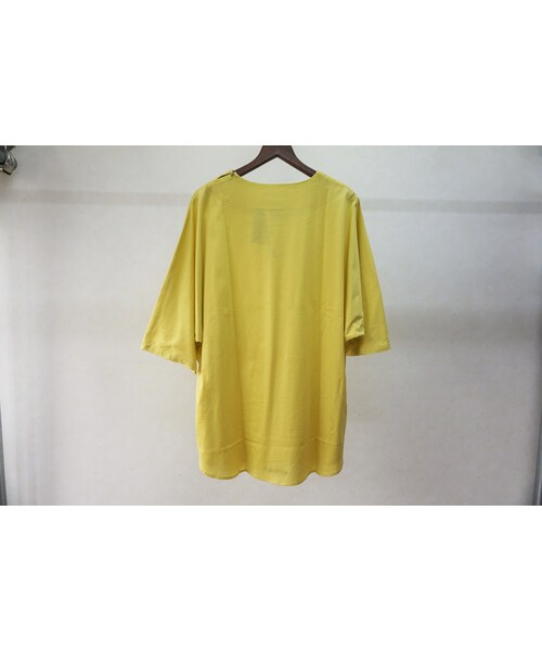 ato(アトウ)の「ato ビッグシルエットカットソー(イエロー)(Tシャツ/カットソー・メンズ・その他)」の5枚目の写真
