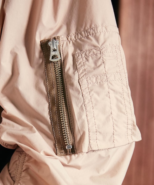 LIDNM（リドム）の「オーバーサイズL2-B（MA-1・メンズ・ピンク・M/L）」の4枚目の写真