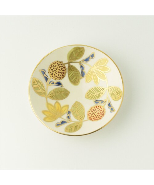 Handmade（ハンドメイド）の「豆皿 花つなぎ / Craft Studio Karakusa