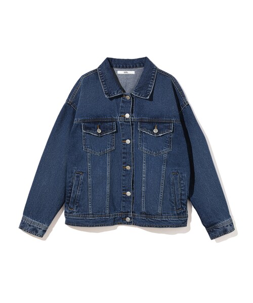 GRL（グレイル）の「ビッグデニムGジャン（デニムジャケット）」 - WEAR