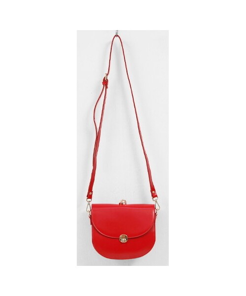 Dailyabout（デイリーアバウト）の「ゴールドバックル2WAYミニバッグ（ショルダーバッグ・レディース・ホワイト/レッド/ブラック・FREE）」の3枚目の写真