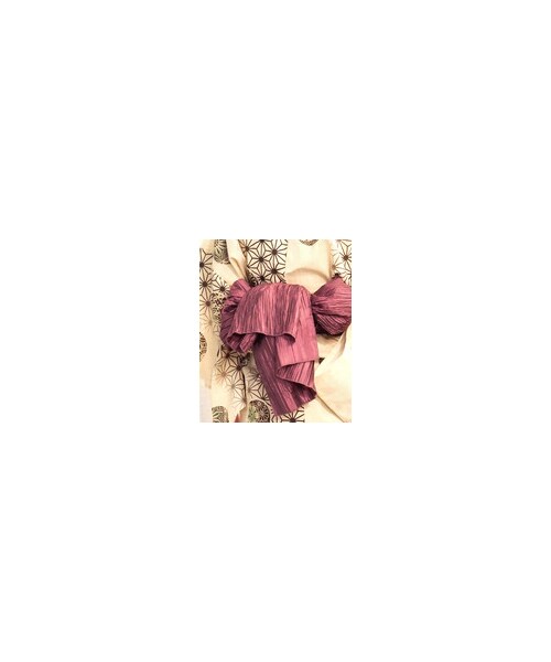 --（--）の「しわ兵児帯（浴衣・レディース・その他・フリー）」の2枚目の写真