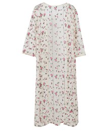 STYLEBLOCK | チュール花柄単色刺繍ロングガウン(カーディガン/ボレロ)