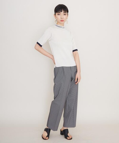 STUDIOUS ベッキーコラボ ハイネックニットT STUDIOUS（ステュディオス）の「〈ベッキーコラボ〉PRIVATEハイネック