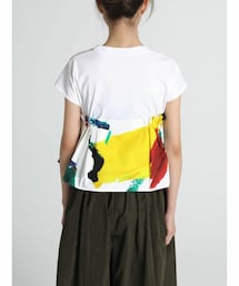 UN3D アンスリード ループペプラム Tシャツ シャツ トップス ドッキング UN3D.（アンスリード）の「ループペプラムTシャツ（）」 - WEAR
