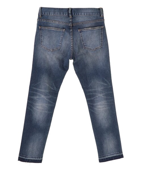 AMERICAN HOLIC(アメリカンホリック)の「・裾カットオフスキニーデニムパンツ(パンツ・インディゴ・S/M/L)」の2枚目の写真