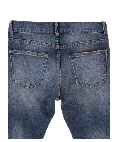 AMERICAN HOLIC(アメリカンホリック)の「・裾カットオフスキニーデニムパンツ(パンツ・インディゴ・S/M/L)」の6枚目の写真