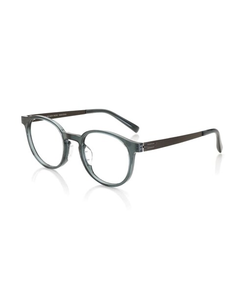 JINS(ジンズ)の「【Fine fit Combination Airframe】ファインフィットコンビネーションエアフレーム(メガネ・メンズ・マットクリア(100)/マットブラック(497)/ネイビー(358)/カーキ(228)・M 50□21-145○43)」の3枚目の写真